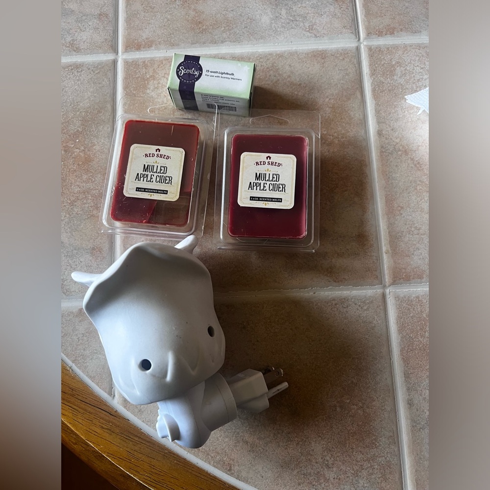 Scentsy Tea Rose mini Warmer⭐️